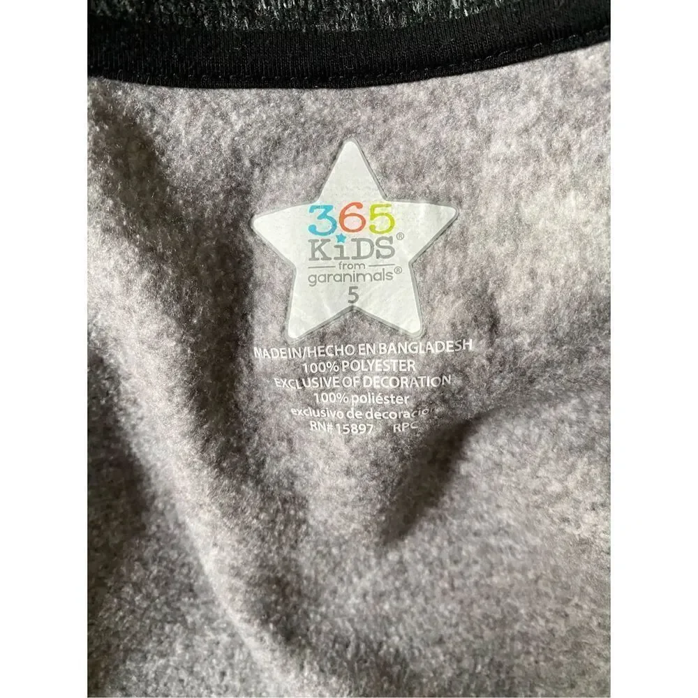 Geranimals Gray Fleece knit Sweater, Sz:5